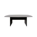 Ver imagem 4 de Mesa de Reunião Orgânica 2m Pés Painel Escritório F5 Office Cor:Cinza Sagrado com Preto