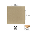 Ver imagem 5 de Chapa Madeira Prateleira MDF Crú 15mm 30x30cm