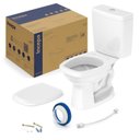 Ver imagem 2 de Kit 2 Vaso Sanitários com Caixa Acoplada e Assento Art Incepa Branco