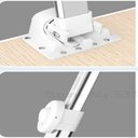 Ver imagem 6 de Mesa Notebook Portátil Ajustável Dobrável Cama Sofá Alumínio