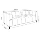 Ver imagem 3 de Sofá de Couro na Caixa Prime 220cm