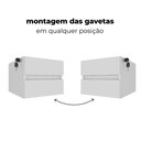 Ver mais imagens de Escrivaninha Mesa Escritório Diretor em Tamburato com 2 Gavetas