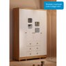Guarda-Roupa Infantil 122cm 4 Portas 3 Gavetas com Janelas e Pés Mimo 100% MDF Espresso Móveis - 13