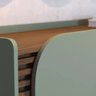 Buffet Aparador Elegance Ripado 3 Portas Pés Mad - 3
