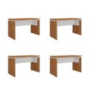 Ver imagem 2 de Kit 4 Peças com Escrivaninhas Operacionais Mesa Escritório 1450 Y37