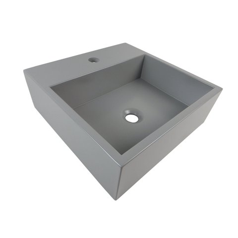 Cuba de Apoio Banheiro Onix Pedra 40x40 Cm