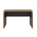 Ver imagem 6 de Conjunto 4 Peças com Escrivaninhas Operacionais Mesa Escritório 1450 Y37 Nogal e Preto Artany 100% MDF