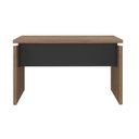 Ver imagem 7 de Conjunto 4 Peças com Escrivaninhas Operacionais Mesa Escritório 1450 Y37 Nogal e Preto Artany 100% MDF