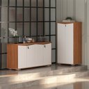 Ver imagem 1 de Kit 2 Armários Multiuso para Escritório com Chave