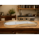 Ver imagem 6 de Bandeja com Borda em Madeira Nature Vidro - Off