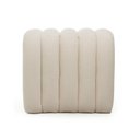 Ver imagem 3 de Puff para Sala de Estar Tube Boucle Branco Natural