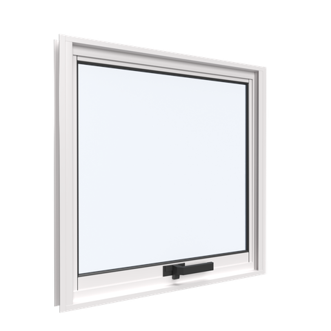 Janela Maxim-Ar 80CMX60CM em Alumínio Branco com Vidro Jateado – Vitrolar