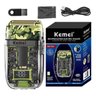Máquina de Corte Kit Barbeiro 3 em 1 Camuflado Transparente sem Fio Profissional Kemei Km-2379 - 4