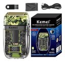Ver imagem 4 de Máquina de Corte Kit Barbeiro 3 em 1 Camuflado Transparente sem Fio Profissional Kemei Km-2379