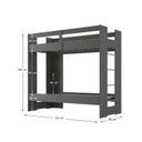 Ver imagem 5 de Quarto Juvenil Completo Nexis com Beliche e Escrivaninha em L 2 Portas