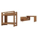 Ver imagem 3 de Quarto Juvenil Completo Nexis com Beliche e Escrivaninha em L 2 Portas