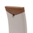 Ver mais imagens de Conjunto Sala de Jantar Mesa Aparador Extensível 53x106 Tampo Vidro e 04 Cadeiras Estofada