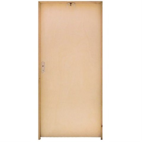 Porta Lisa de Madeira Mescla Eco 70x210cm Direita - NOVA LESTE PORTA LISA MESCLA 70X210 DIR.BAT.ECO 