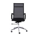 Ver imagem 3 de Kit 2 Cadeiras Escritorio Presidente Esteirinha Tela Mesh 3303 Preto