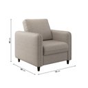 Ver imagem 2 de Poltrona em Linho Orquídea CabeCasa MadeiraOriginals