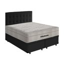 Ver imagem 1 de Cama Box Baú com Cabeceira Cassis e Colchão Queen Ortobom Airtech Springpocket 158cm