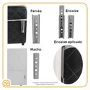 Ver imagem 4 de Cama Box Baú com Cabeceira Cassis e Colchão Queen Ortobom Airtech Springpocket 158cm