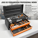 Ver imagem 4 de Caixa de Ferramentas de Aço 98 Peças Wokin Tools
