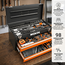 Ver imagem 3 de Caixa de Ferramentas de Aço 98 Peças Wokin Tools
