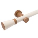 Ver imagem 1 de Kit Varão para Cortina Completo 28mm 2 Metros com Emenda Jade