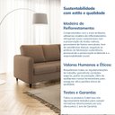 Ver imagem 7 de Sofá 3 Lugares em Linho Orquídea CabeCasa MadeiraOriginals