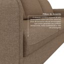 Ver imagem 6 de Sofá 2 Lugares Linho Marrom Orquídea 138cm CabeCasa MadeiraOriginals
