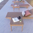 Ver imagem 2 de Conjunto 3 Espreguiçadeiras para Jardim em Madeira Maciça Maldivas