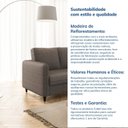 Ver imagem 7 de Sofá 2 Lugares em Linho Orquídea CabeCasa MadeiraOriginals