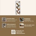 Ver imagem 7 de Kit 2 Peças para Escritório com Escrivaninha em L e Estante Multiuso para Livros