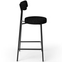 Ver imagem 6 de Kit 04 Banquetas Baixa para Cozinha Sala de Jantar Bar Bancada Milão L02 Linho Chumbo - lyam decor L