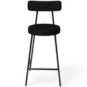 Ver imagem 5 de Kit 04 Banquetas Baixa para Cozinha Sala de Jantar Bar Bancada Milão L02 Linho Chumbo - lyam decor L