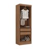 Guarda-roupa Modulado Viena 4 Portas 6 Gavetas3 Peças Espresso Móveis - 10