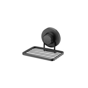 Saboneteira Black com Ventosa SCHMITT
