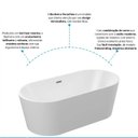 Ver imagem 5 de Banheira de Imersão em Gel Coat Versalhes