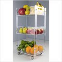 Ver imagem 3 de Carrinho Auxiliar Multiuso Em Acrílico Premium C/ 3 Bandejas Centauri Acrílicos CAR-A-M1