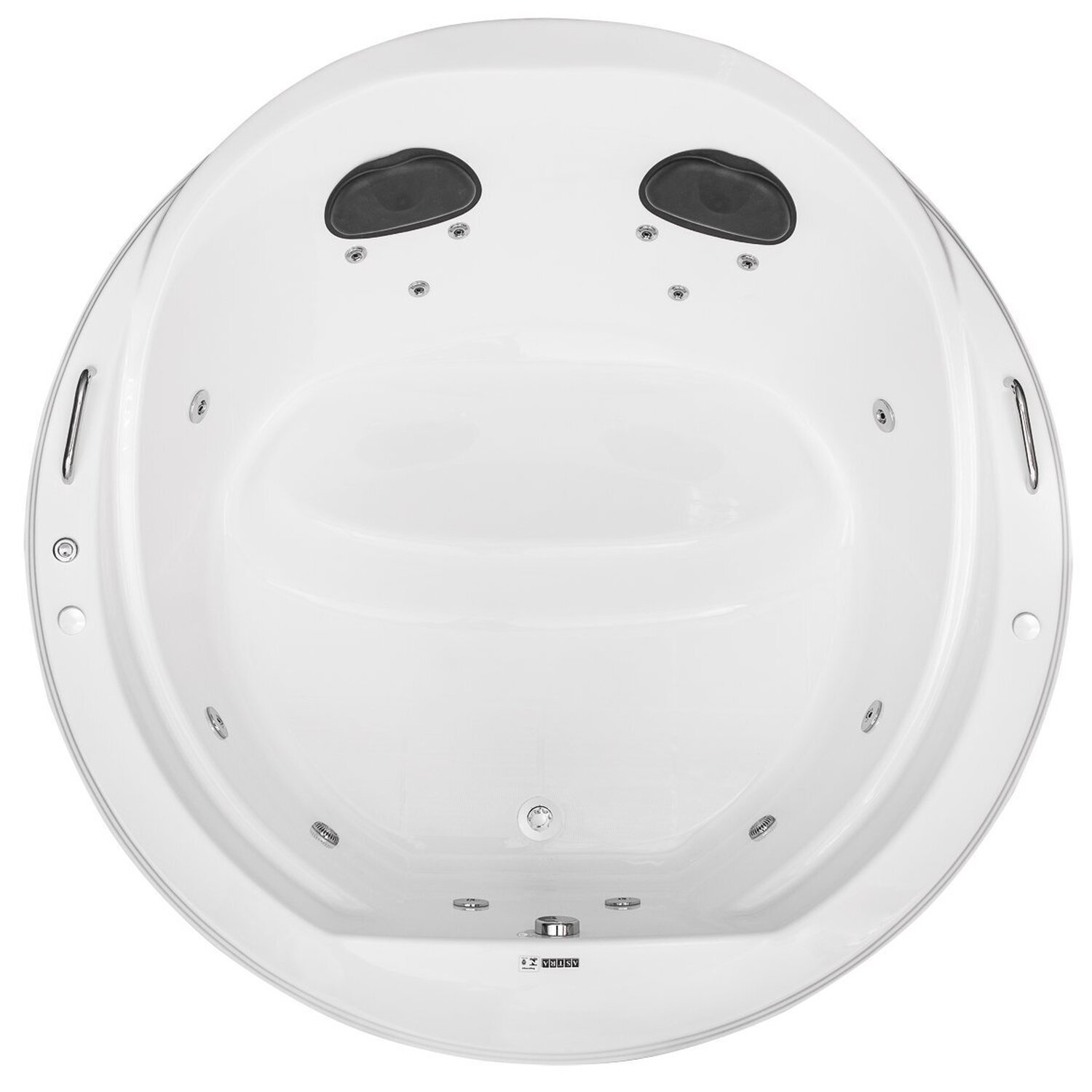 Banheira Hidromassagem Sollene Redonda em Gel Coat Gran Luxo com Aquecedor - Ø180cm - Volume Ideal 4 - 220V - 2