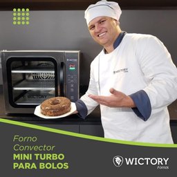 Forno de Convecção para Bolos 3 Assadeiras Modelo Wcvb-335 Mini Turbo Sem Vapor Wictory - 2