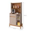 Ver imagem 5 de Kit Sala de Estar Ramos Off White/cedro