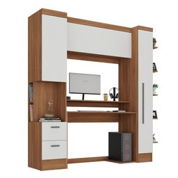 Escrivaninha com Armário 3 Portas 2 Gavetas Modulado Viena - 2