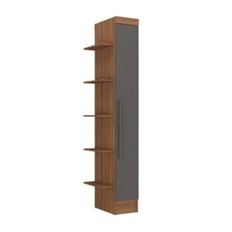 Escrivaninha com Armário 3 Portas 2 Gavetas Modulado Viena - 15