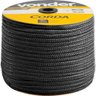 Corda Multifilamentada Trançada 8mmx258m 7,45kg Preto Polipr - 1