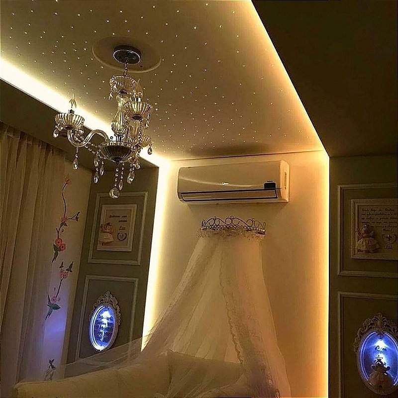 Iluminação Céu Estrelado Original Kit Fibra Ótica 800 Pontos - 6