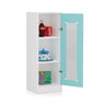 Mini Geladeira Refrigerador Infantil Com Visor Transparente:Menta - 3