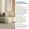 Sofá Modular Sumiê 100cm Esquerdo Orla CabeCasa MadeiraOriginals - 10