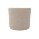 Ver imagem 6 de Poltrona Estofada 74cm x 68cm x 70cm Redonda Confortável para Sala ou Recepção Formato Orgânico